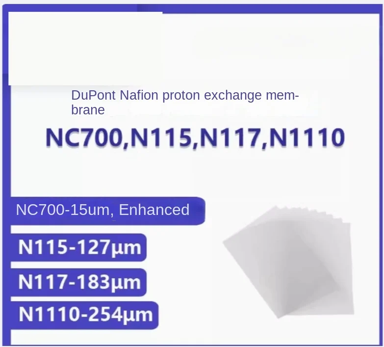 New Original  proton exchange membrane Nafion  117  6 cm x 11 cm,customized