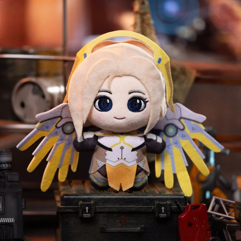 Blizzard Overwatch Anniversary Plush Keychain Kiriko Mercy Ana Plush Doll Pendant Charm Collectible Gift Series Ornaments view 3