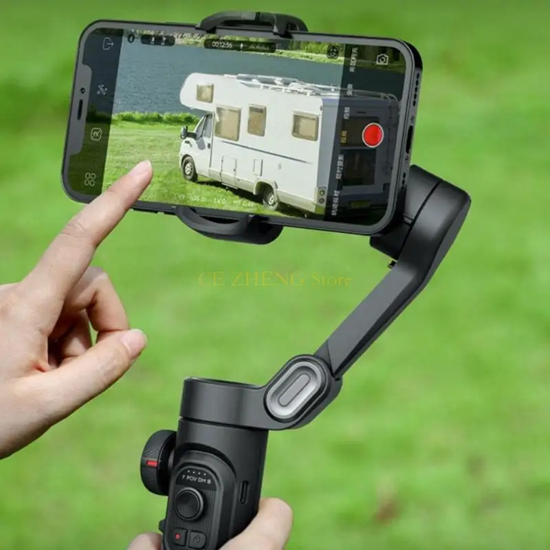 E56B Phone Phone Stabilizer porta palmante tracking facciale per lo streaming live vlog