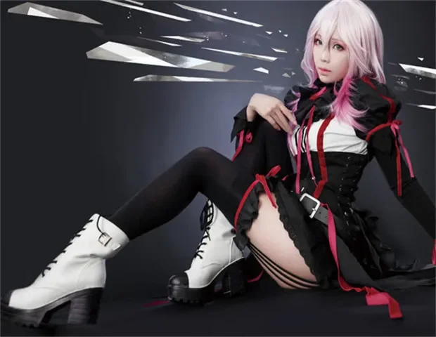 Anime Guilty Crown Yuzuriha Inori Cosplay Costume THE EMPIRE OF CORPSES for Halloween Carnival Party Events cosplay performance