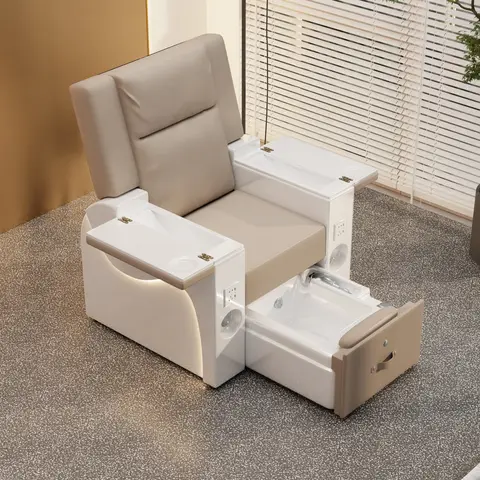 LED 등 마사지 페디큐어 의자, 다채로운 조명 및 배수 펌프, 신제품, 핫 세일