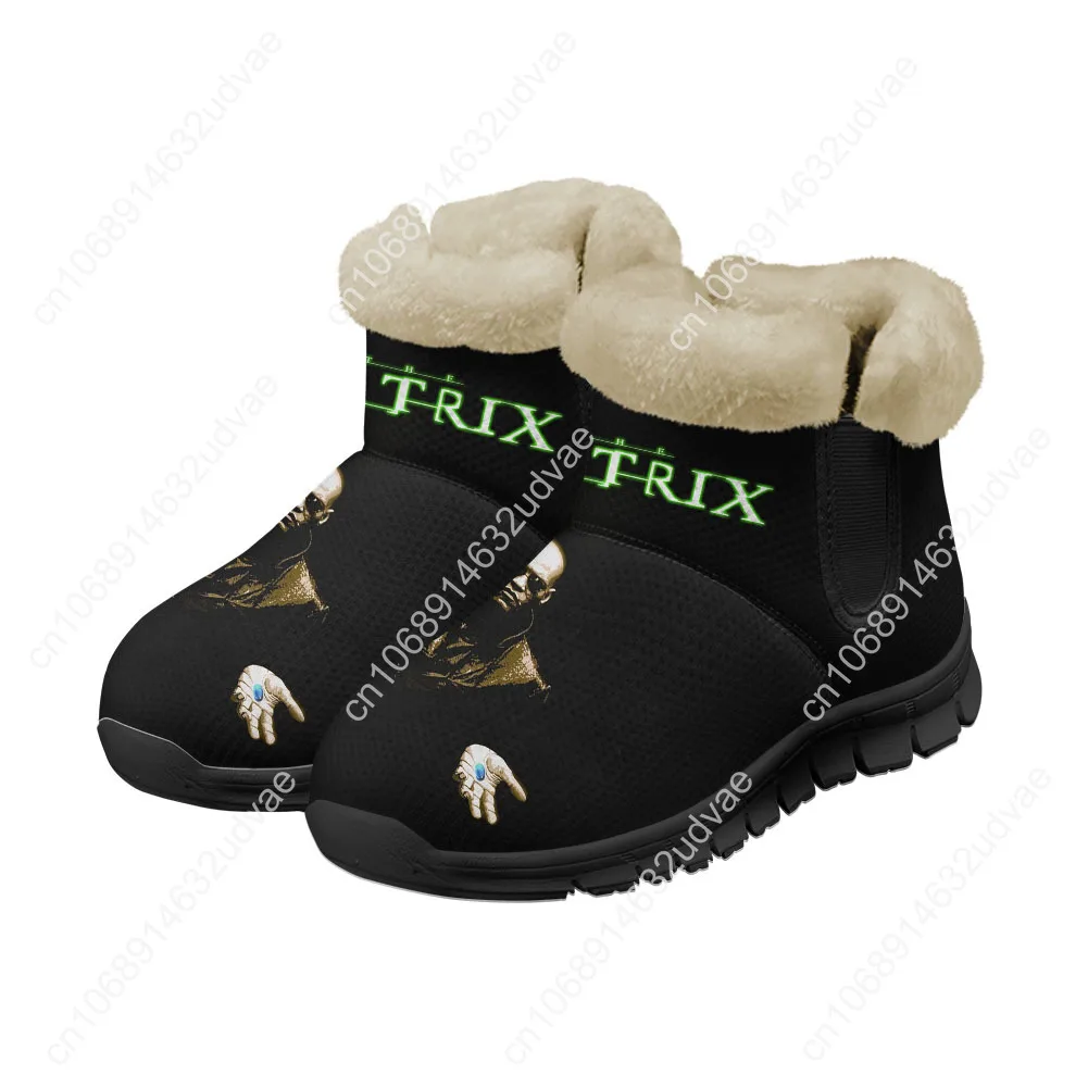 

The Matrix Snow Boots Mens Womens Teenager Shoes Keep Warm High Quality Casual Lightweight Couple Sports Custom Sneakers