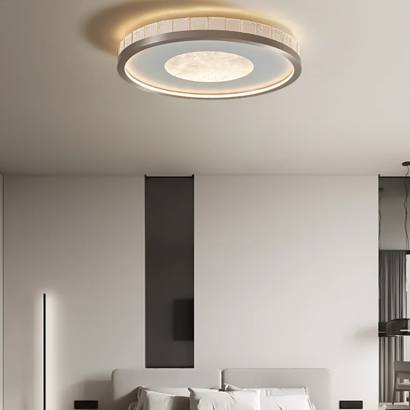 

Minimalist bedroom main light modern simplicity light luxury high sense atmosphere creative master bedroom room round