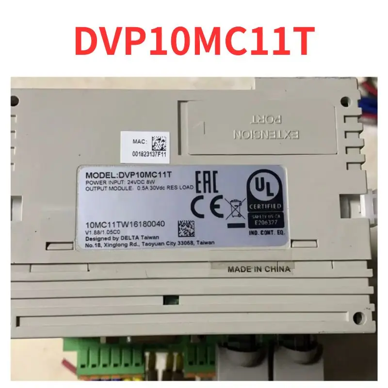 

Second-hand DVP10MC11T PLC module test OK Fast Shipping