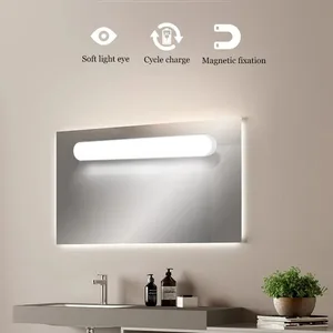 LED -Licht für Make -up und Selfie, wiederaufladbar, tragbar, USB, Augenschutz, Magnetischer, Touch Switch, Spiegel 8 Hauptverkäufe LED -Spiegellicht - №7