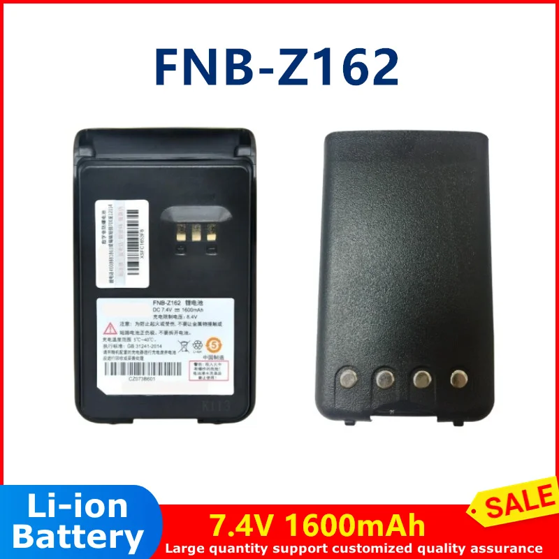 

FNB-Z162 two way radio battery 7.4V 1600mah Li-ion battery for VERTEX Z418/Z418D/V468/ radio