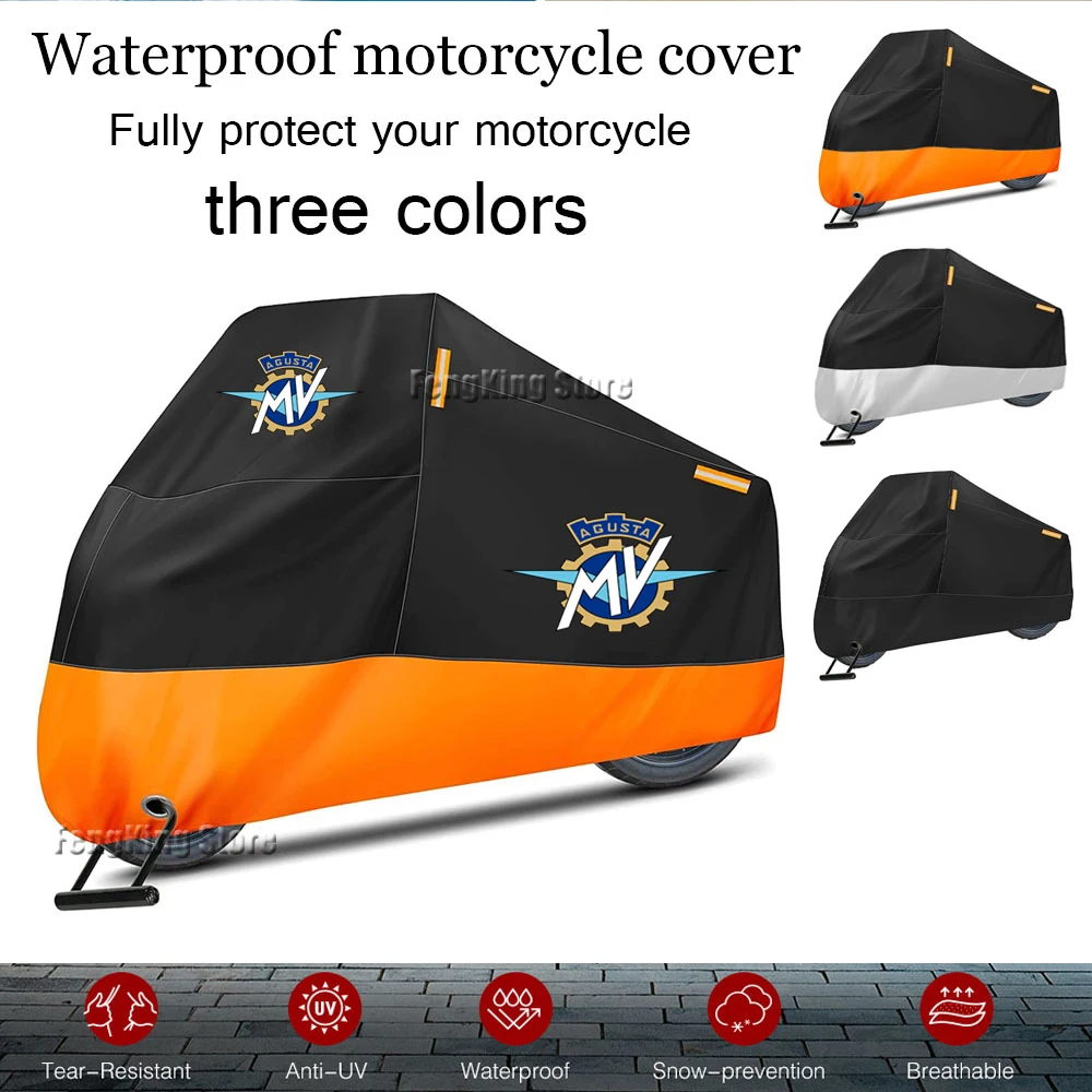 

Motorcycle Cover Waterproof Outdoor Scooter UV Protector Rain Cover For MV Agusta Rush 1000 /Dragster RR