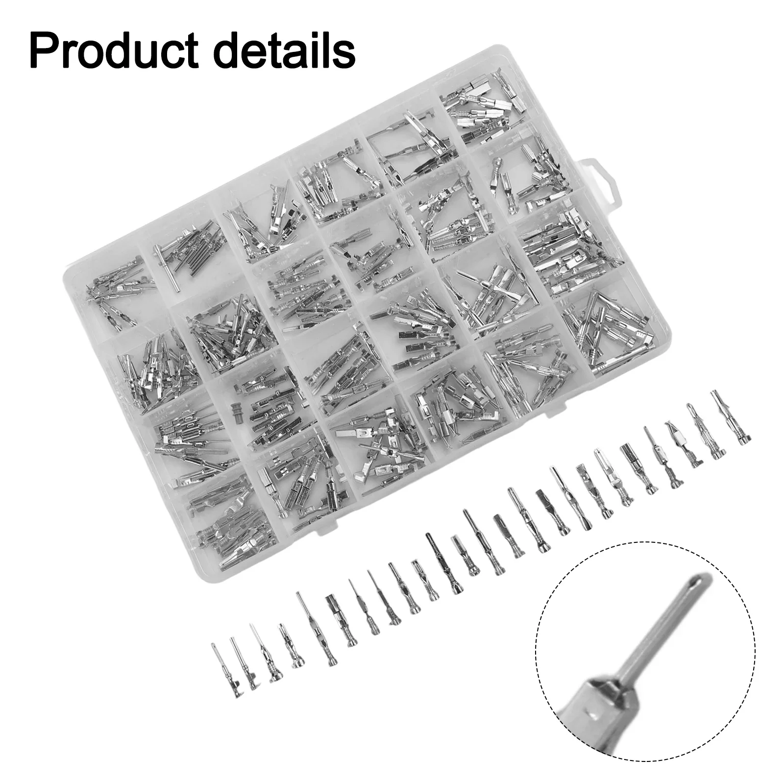 Reliable 260Pcs Car Electrical Connector Pins Kit Tinned Copper Pins for Various Applications in Automotive Wiring