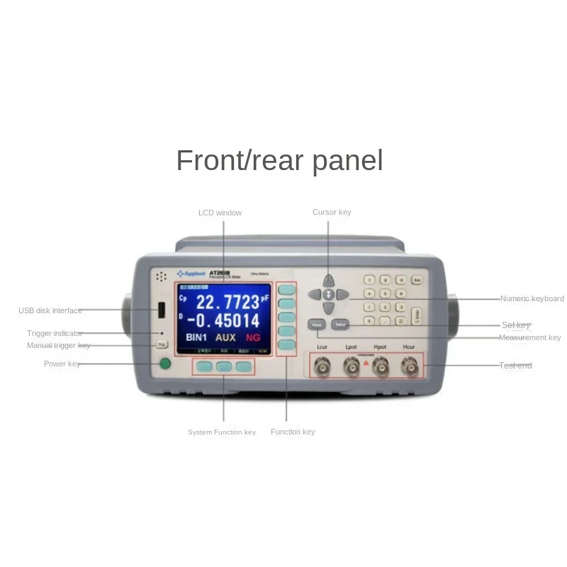 

Suitable For AT810A Precision Multifunctional Component Capacitance Inductance Resistance Tester LCR Digital Bridge