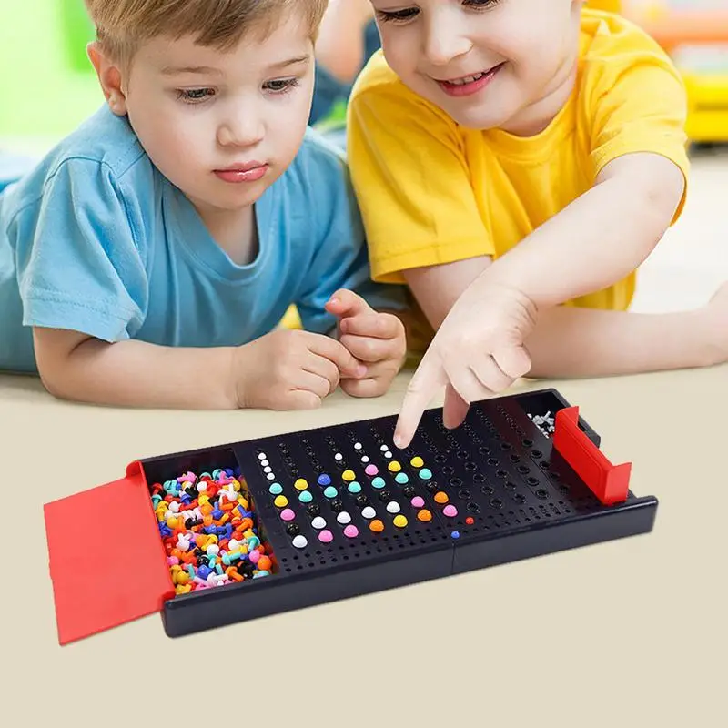 Secret Code Board Game Fun Strategy Board Games For Kids STEM Educational Board Game With Multiple Code Combinations