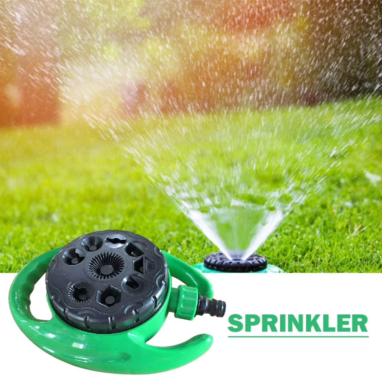 Efficient Automatic Rotating Sprinkler for Garden Watering Plant Irrigation Supplies