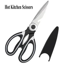Heavy Duty Kitchen Scissors Multipurpose Dishwasher Safe Meat Poultry and General Purpose Scissors Stainless Steel Utility Tools