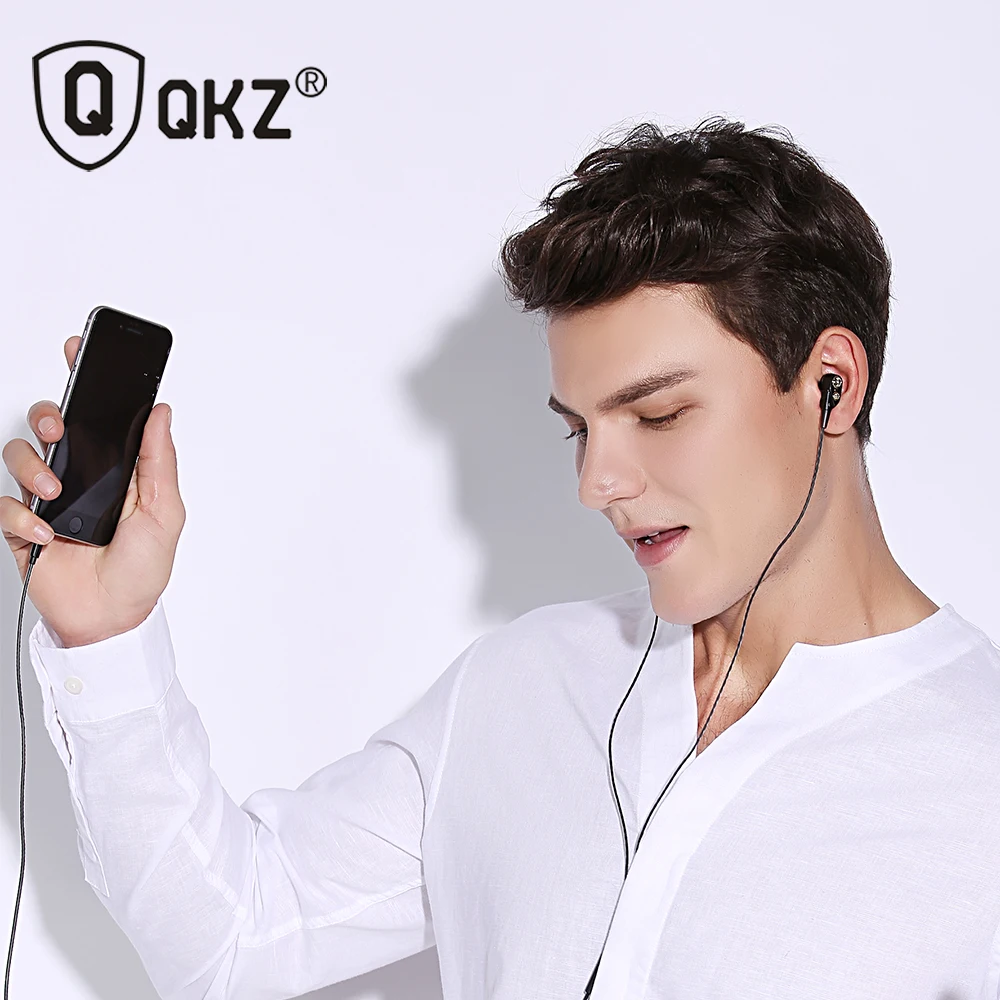 เฮดโฟนแบบมีสาย QKZCK8แบบดั้งเดิมสำหรับ PC หูฟังเล่นเกมส์ชุดหูฟังแบบเสียบ3.5มม. พร้อมไมค์ลดเสียงรบกวน HiFi หูฟังสปอร์ตเครื่องช่วยฟัง