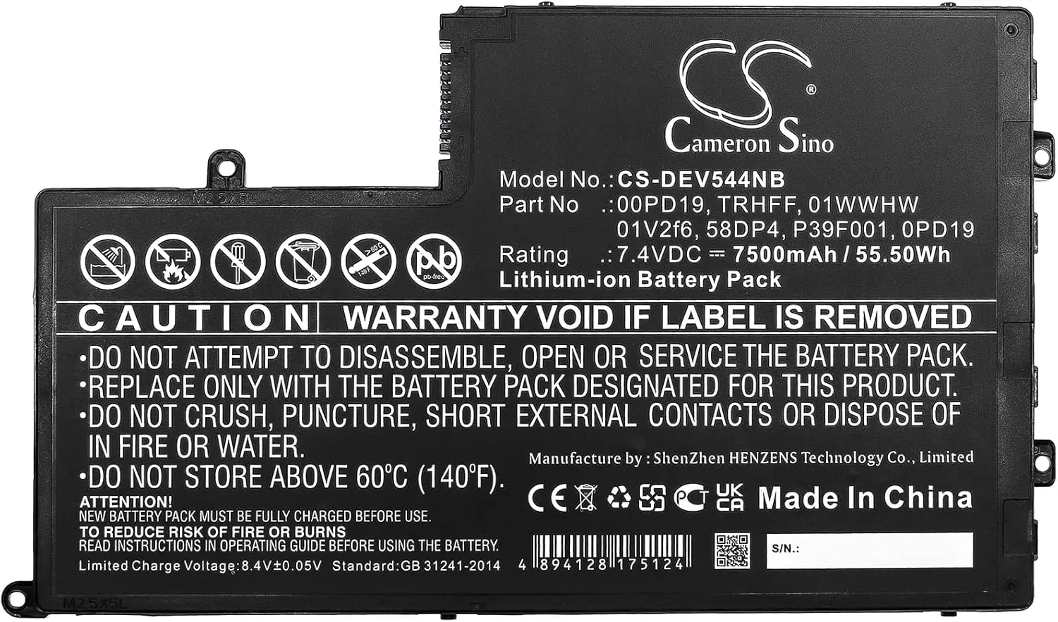 

Новый аккумулятор TRHFF для Dell Inspiron 15-5547 5545 5548 N5447 Latitude 3450 3550 43 Втч