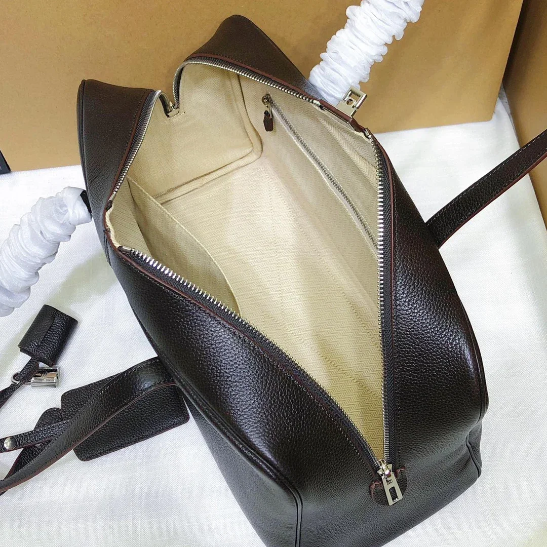 Retro Style Handbag Top Layer Leather Commuter Bag Advanced Feeling High-Capacity Autumn And Winter New Pattern Fubao Saddle