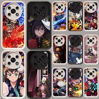 T-41 Demon slayer Soft Case for Honor Smart X9C Magic 5 6 7 X30 X9 9X Pro Lite 5G white Black