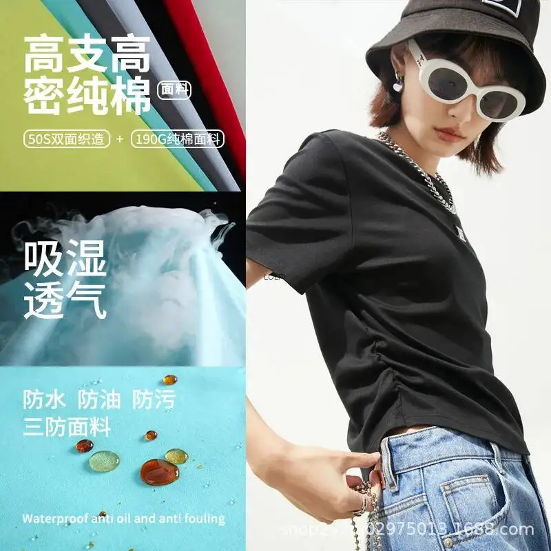 Long Staple Cotton Fabric Technology Fabric Three-Proof Stain-Resistant Oil-Resistant Waterproof Breathable