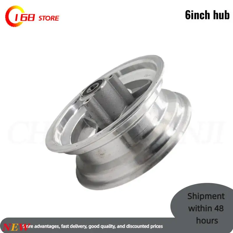 

6-Inch Aluminum Alloy 3-Hole Disc Brake Wheel Hub – Compatible with Most Electric Scooter Wheel Hubs