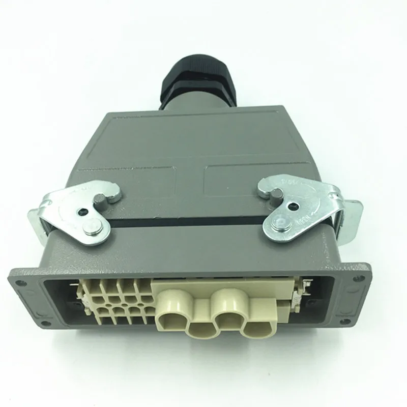 Heavy-duty Connector 80A Rectangular Hot Runner Plug HK-004/2 Industrial High-current Socket 4 Core 6 Core 12 Core