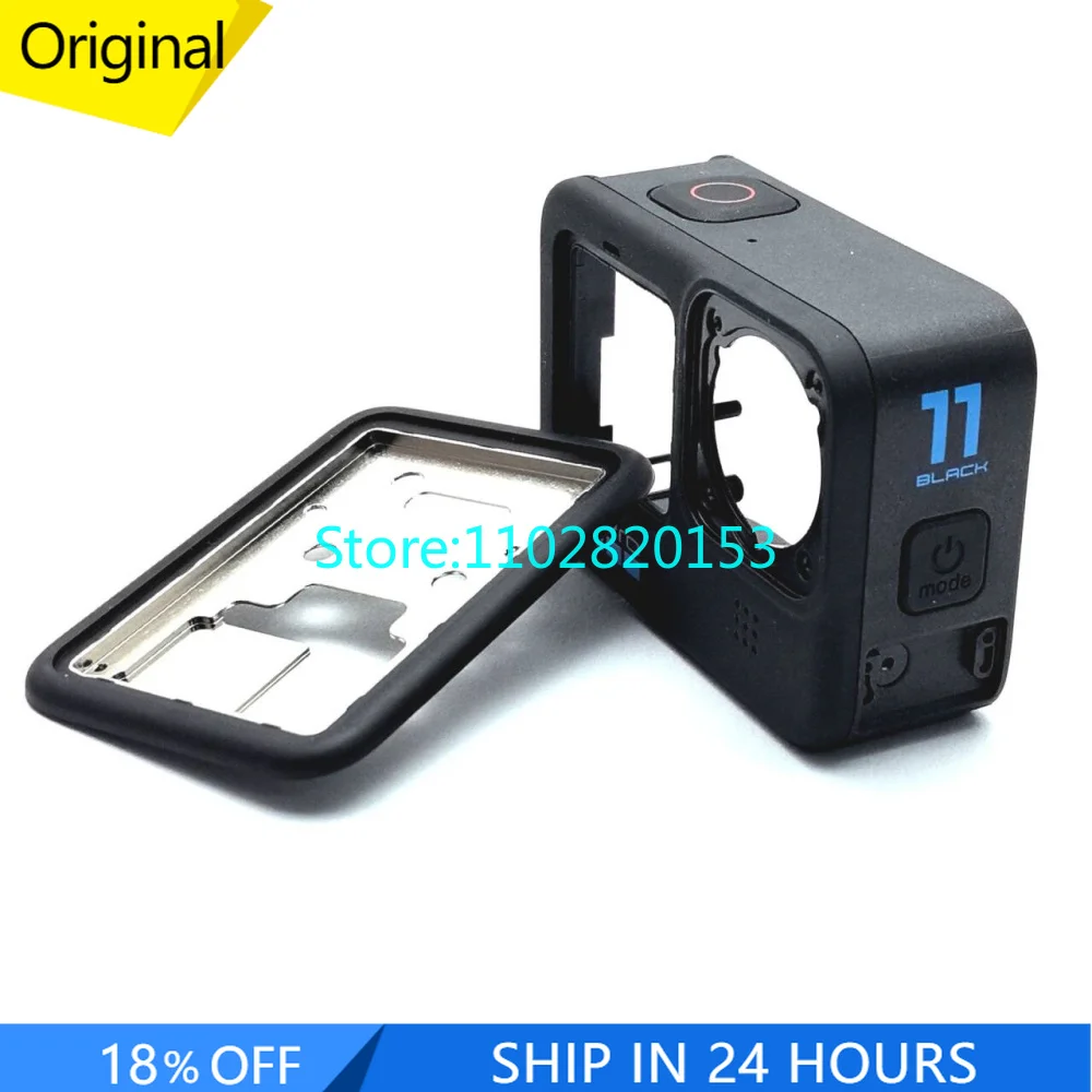 NEW Original for GoPro Hero 11 Black Version Action  Camera Outer Shell Front Plate Rear Back Cover Housing Replacement Part