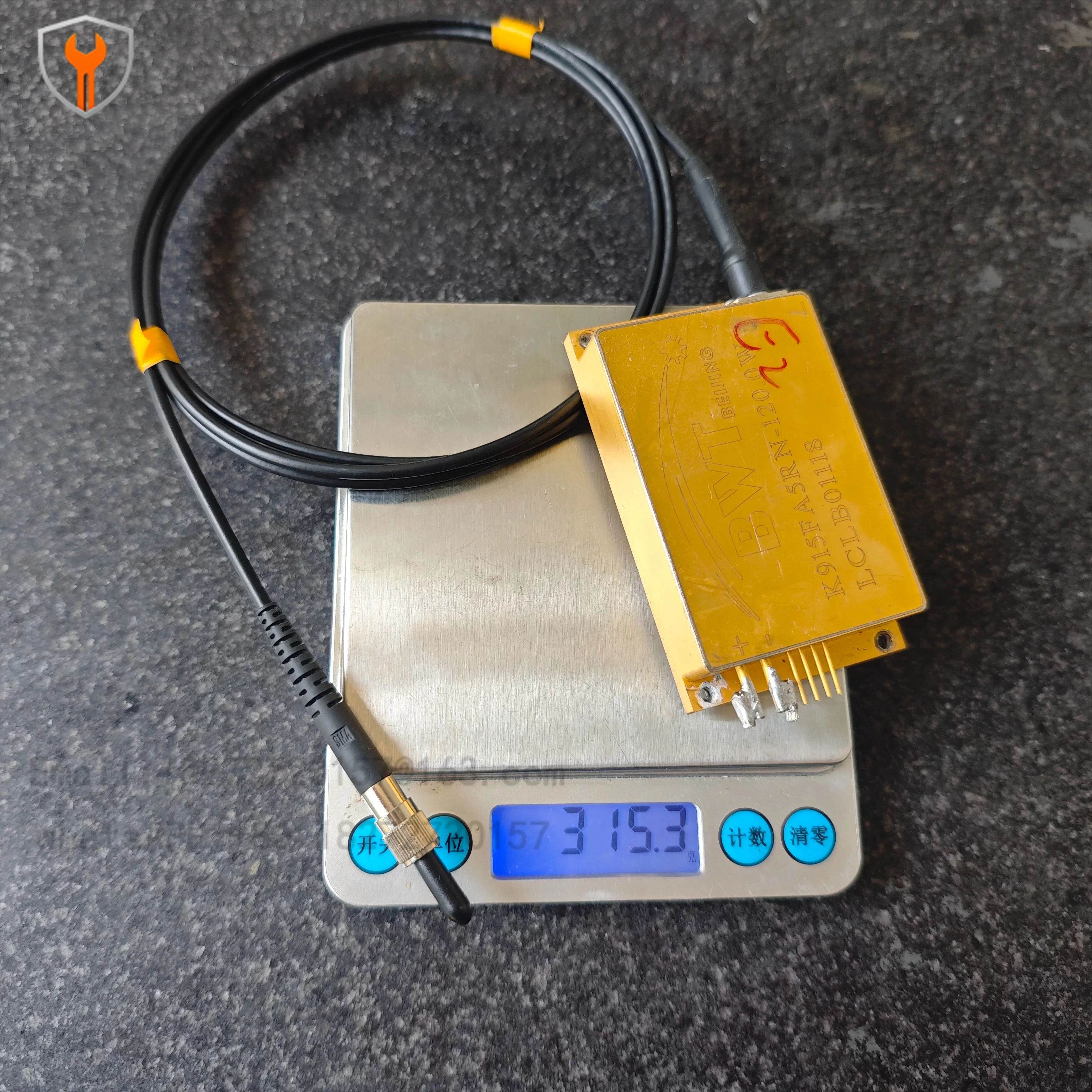 120W infrared high-power laser pump source accessories with sma905 connector for maintenance laser parts disassembly second-hand