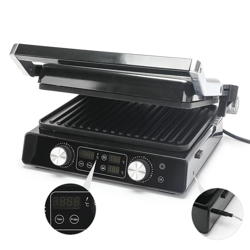 BBQ Grill Household Outdoor Steak Machine Grill Multifunctional Easy to Clean Waffle Machine Non-stick BBQ Tray