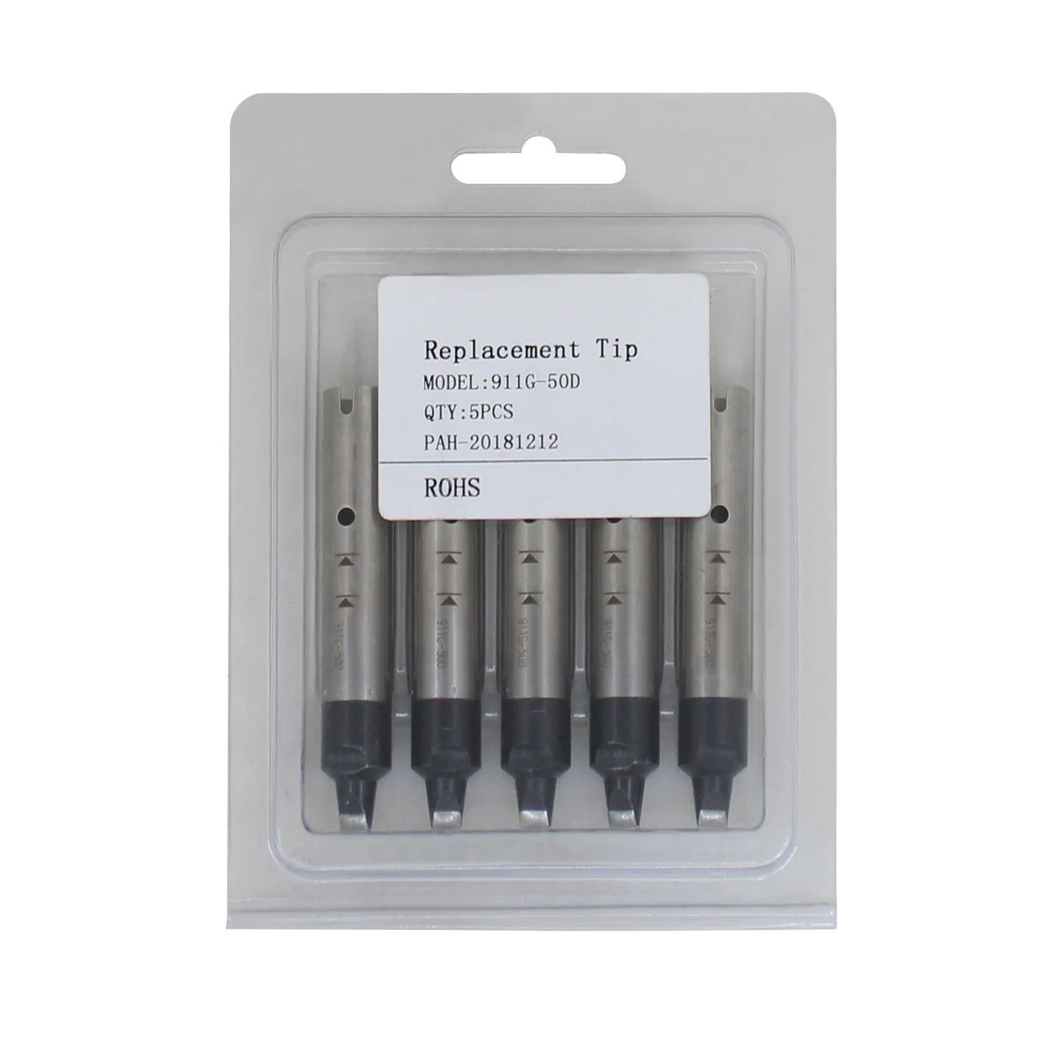 

USED assorted size soldering iron tip 5pcs welding head soldering tools branding iron for QUICK 911G-50D