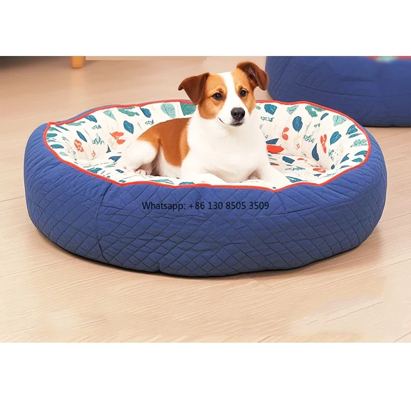 

Wholesale Manufacturer Soft Luxury Cat House Pet Round Bed