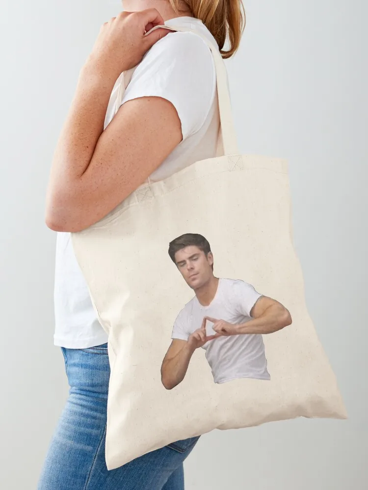 Zac Efron Tri Delta Tote Bag Women bags shopper bag woman Women's beach bags Canvas Tote Bag