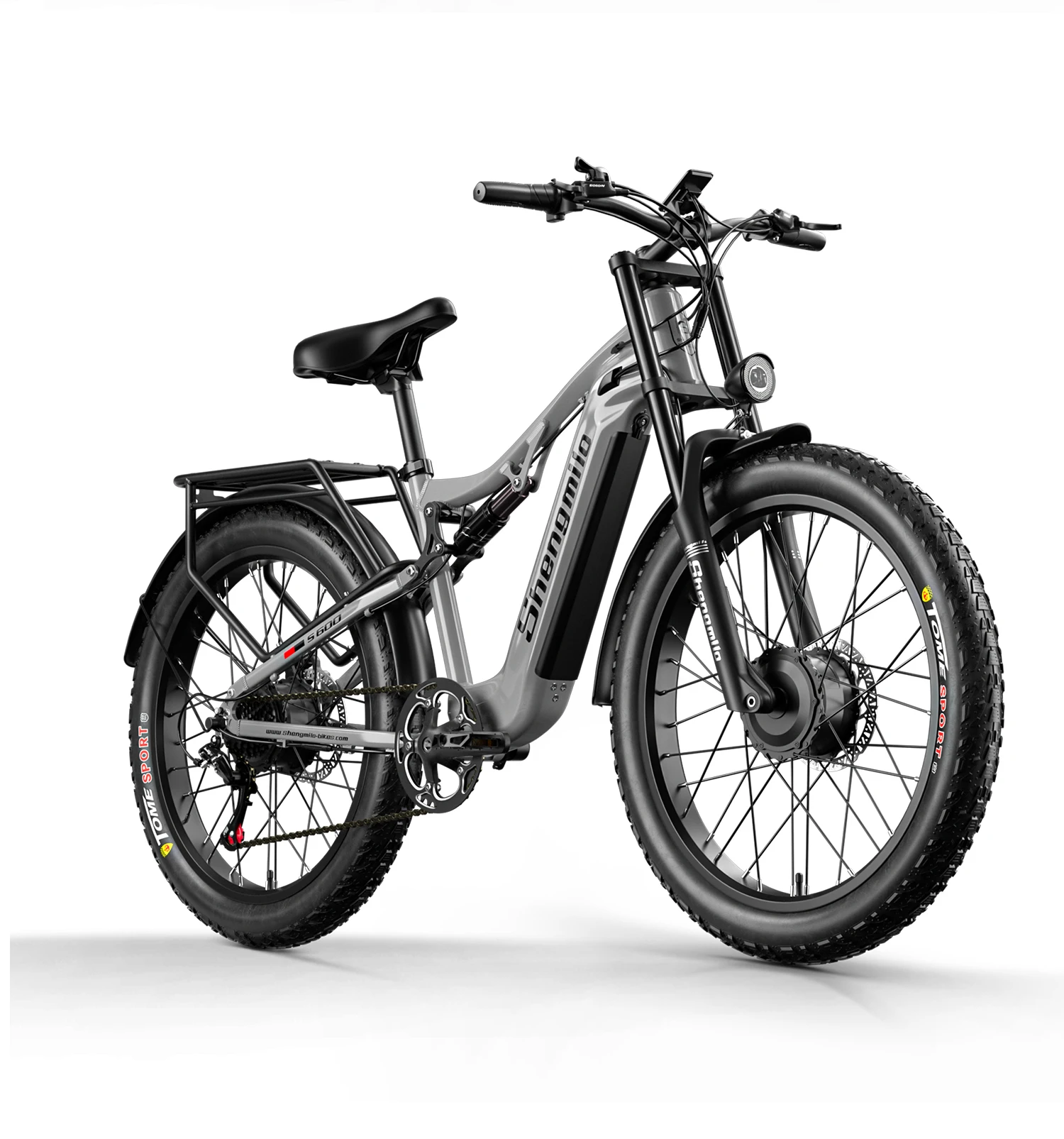 Shengmilo S600 Erwachsenen E-Mountainbike 48V840WH Batterie 26' Fat Tire All-Terrain Elektrofahrrad – Detail 20