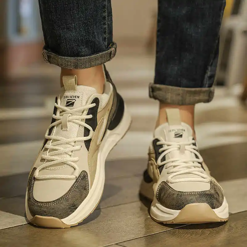 

Кроссовки для мужчин с увеличенной подошвой для увеличения роста, спортивные мюли, синие, весенние, Tenya Bity, хит продаж