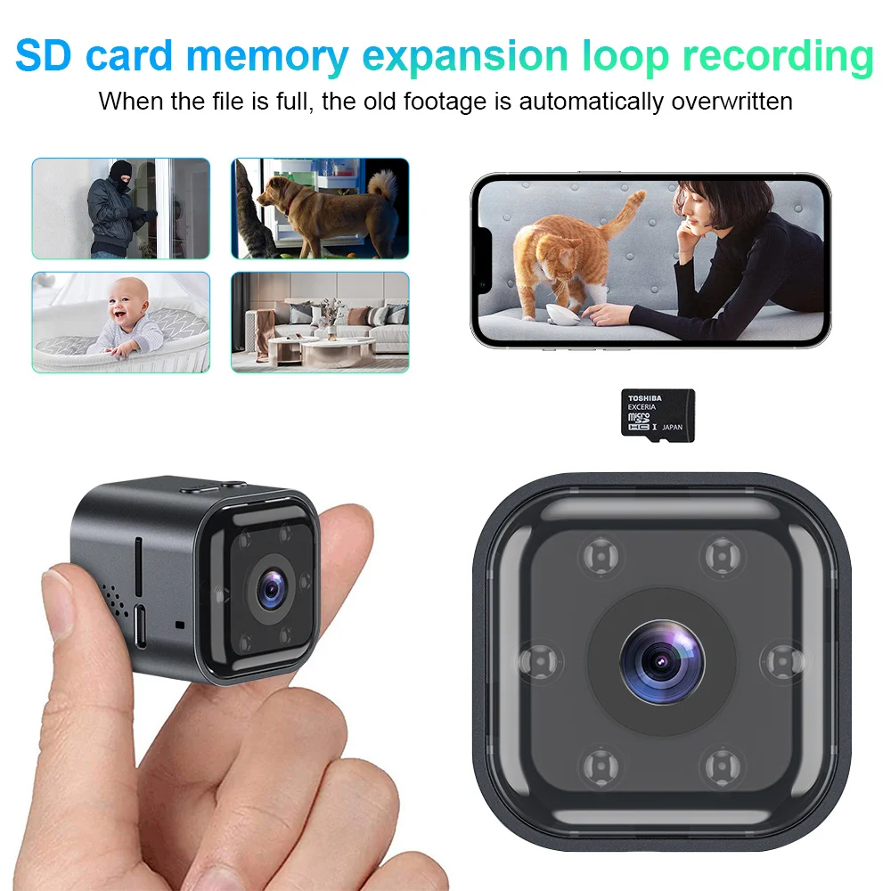 Mini Camera Wireless WiFi 1080P AP Indoor Outdoor MINI IP Camera Security Remote Control Surveillance Night Mobile Camera