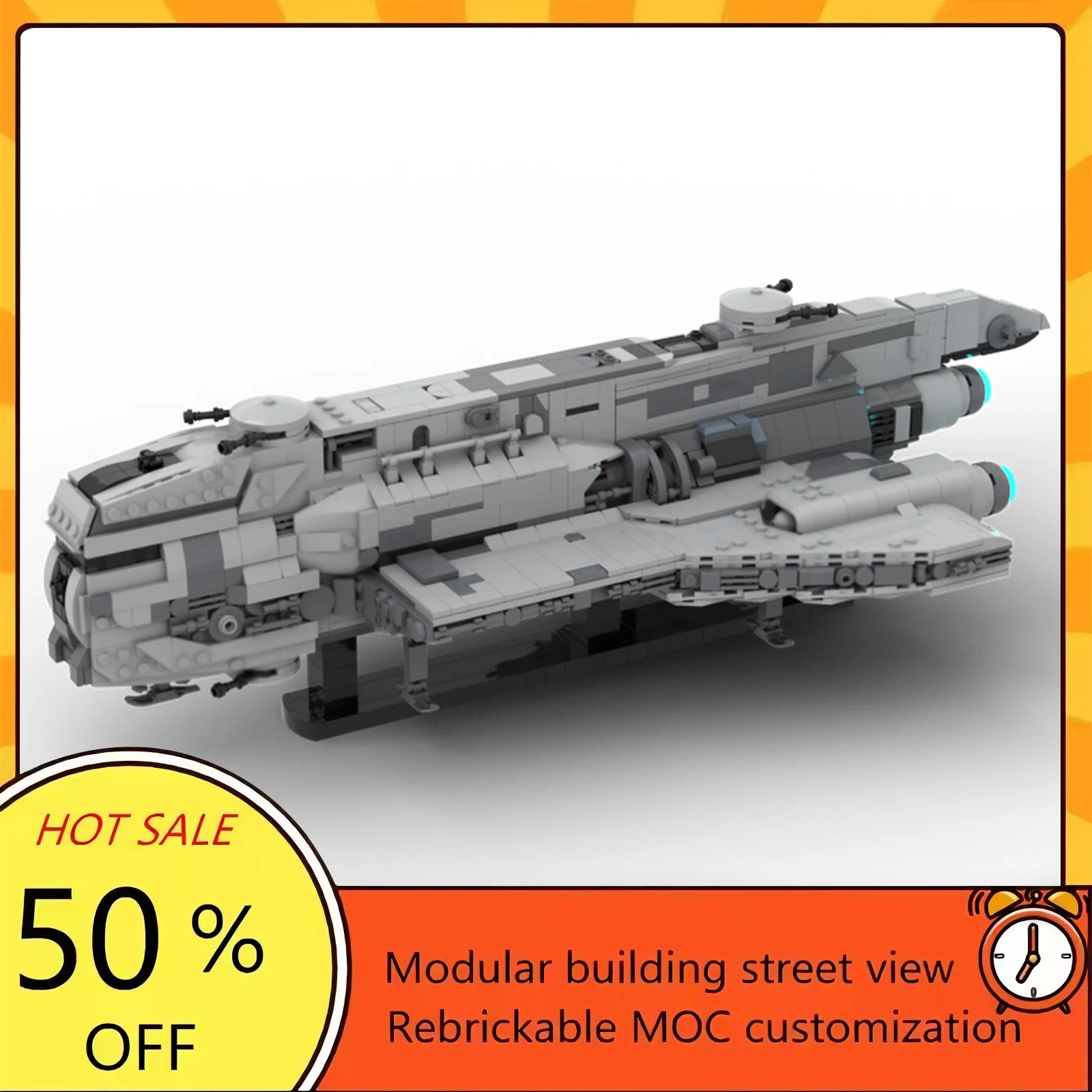 

1715PCS Popular Space War Movie Model MOC Building Bricks Spaceship Modular Technology Gifts Holiday Assemble Children Toy Suit