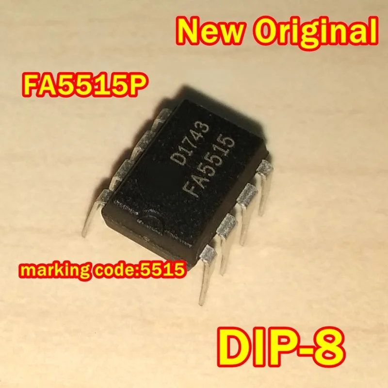 

2Pcs to 100Pcs Fa5515P Fa5515 Dip-8 New Original Marking Code:5515 Pwm Switching Power Supply Control Ic