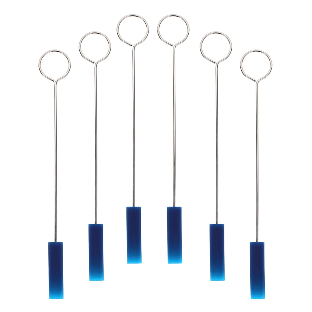 

6pcs Piano Tuning Tool Kit Rubber Mute Fixing Tools Metal Handle Damper Sticks Repair Sound Quality Enhancement Precise Tuning