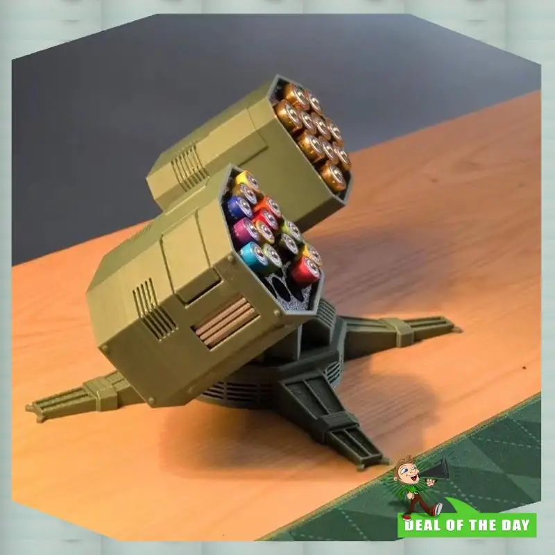 24-Hour Delivery Multi-Position Battery Organizer Storage Box For AA/AAA 3D-Printed Desktop Figurine Decoration Models