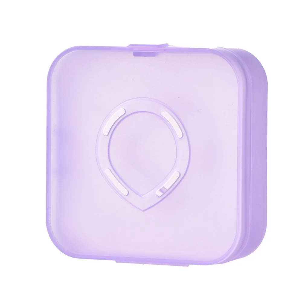 Portable Powder Puff Storage Box Multiple Pores Breathable Empty Box Household Packaging Box Large Powder Puff Box Makeup Tools