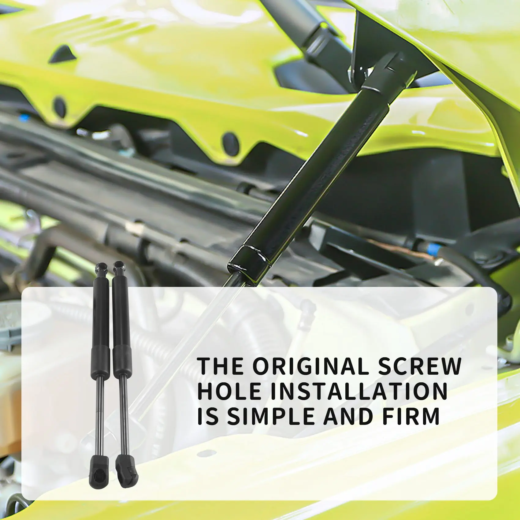 

Car Engine Hood Struts Support Damper Modify Front Bonnet Bar Shock Lift For Suzuki Jimny JB64 JB74 2018-2020-A97E