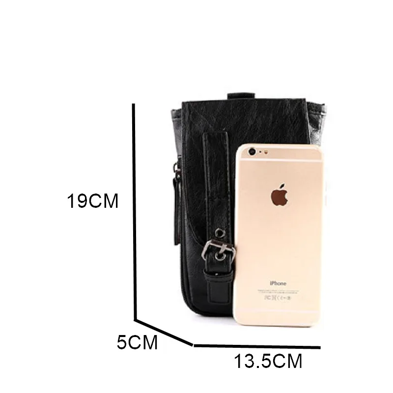 حقيبة هاتف كروس عصرية للرجال، حقائب خصر صيفية من مادة البولي يوريثان #4