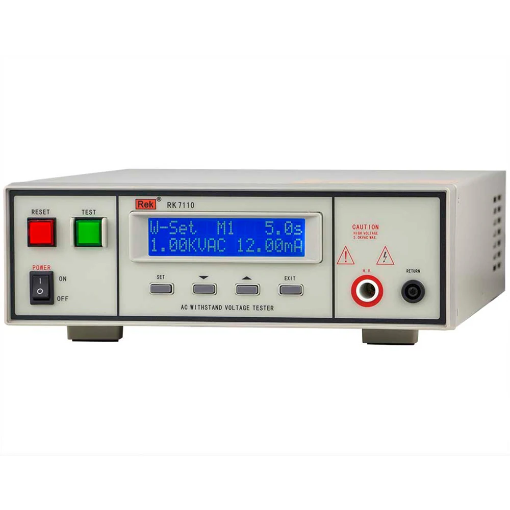 Rek RK7110 AC 12mA Programmable voltage Tester AC 5kV DC 6kV Hi-pot Tester with Arc Detection Function