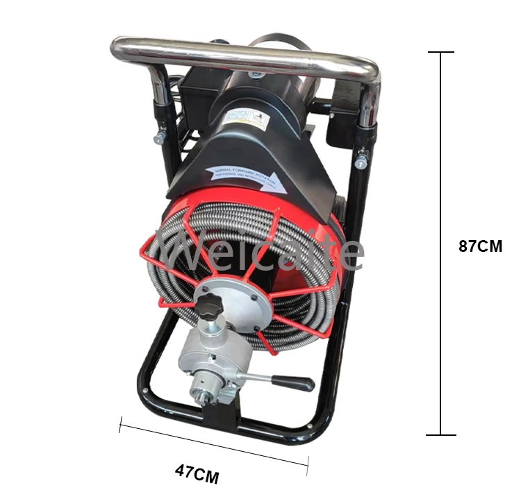 China Electric Sewer Pipe Cleaning Machine Manufacturer 250w Pipe Drain Cleaner