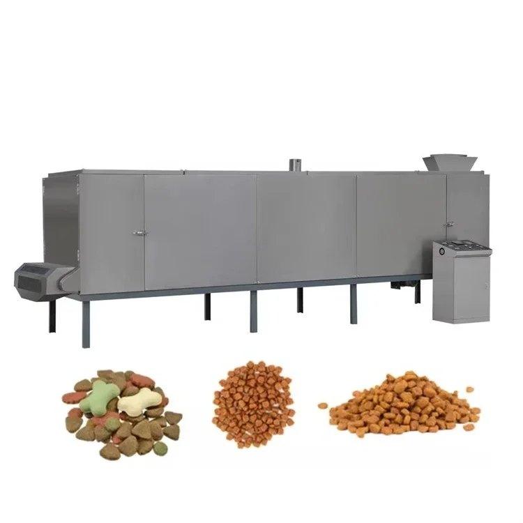 Automatic Pet Food Making Machine 200-300kg/h Stainless Steel Multipurpose Pet Food Making Machine Line Dog Cat Food Extruder