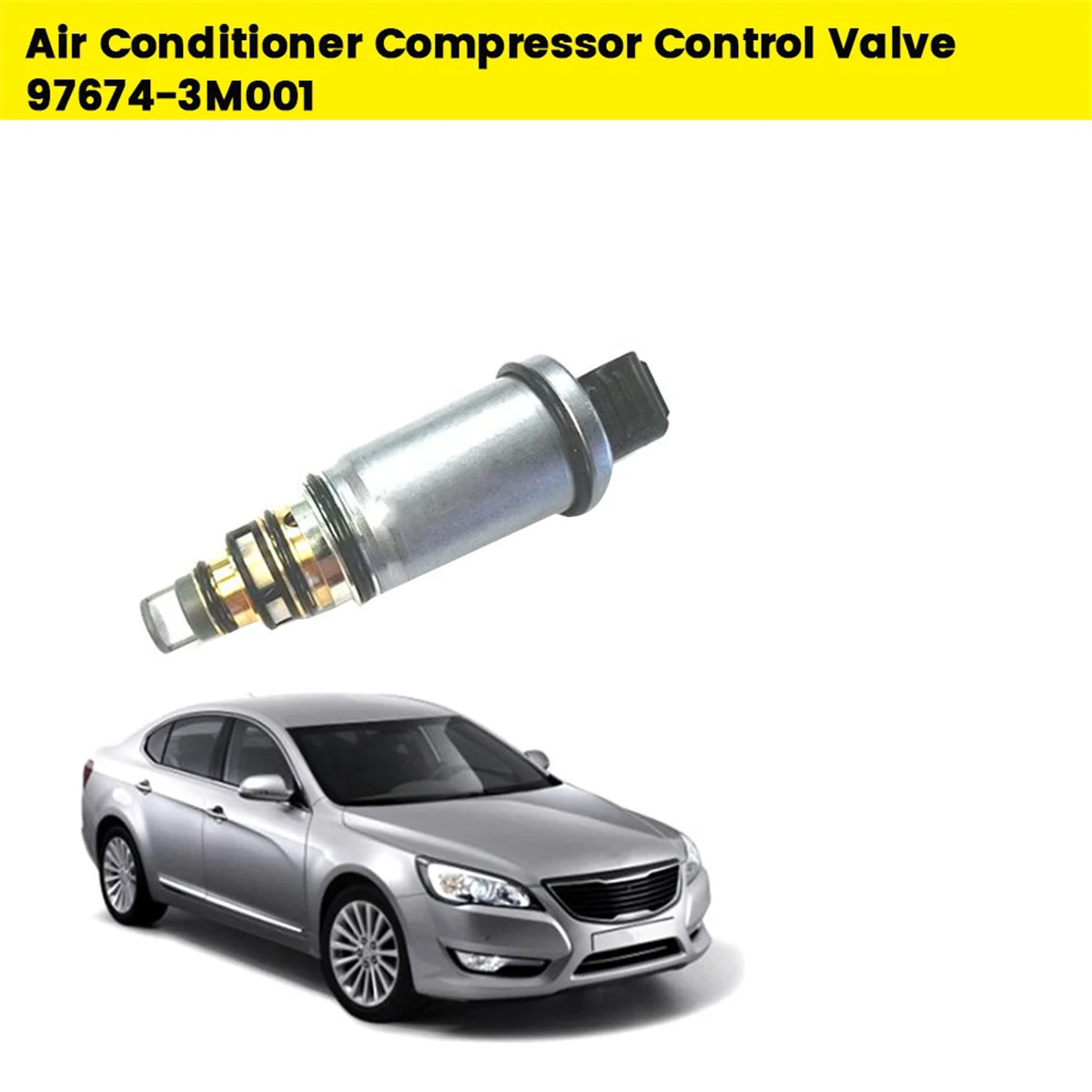 Car A/C Pump Compressor Control Valve 97674-3M001 for Hyundai Santa Fe Elantra I30 Ix35 Kia Rio Sorento Optima