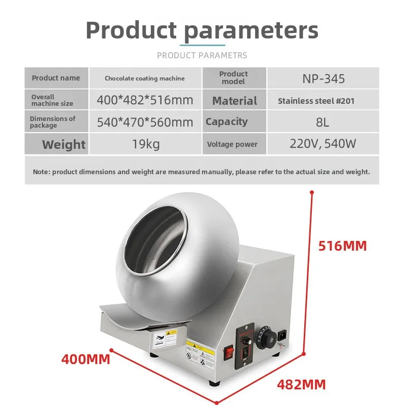 CX commercial package sugar coating machine, mixing package coloring equipment