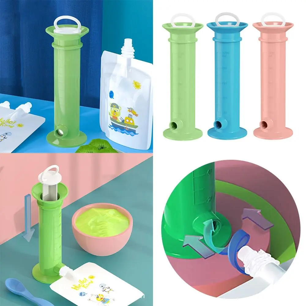 Easy to Clean Scale Nozzle Design Fruit Puree Pouch Food Dispenser Filling Station Baby Food Pouch Filler image 4