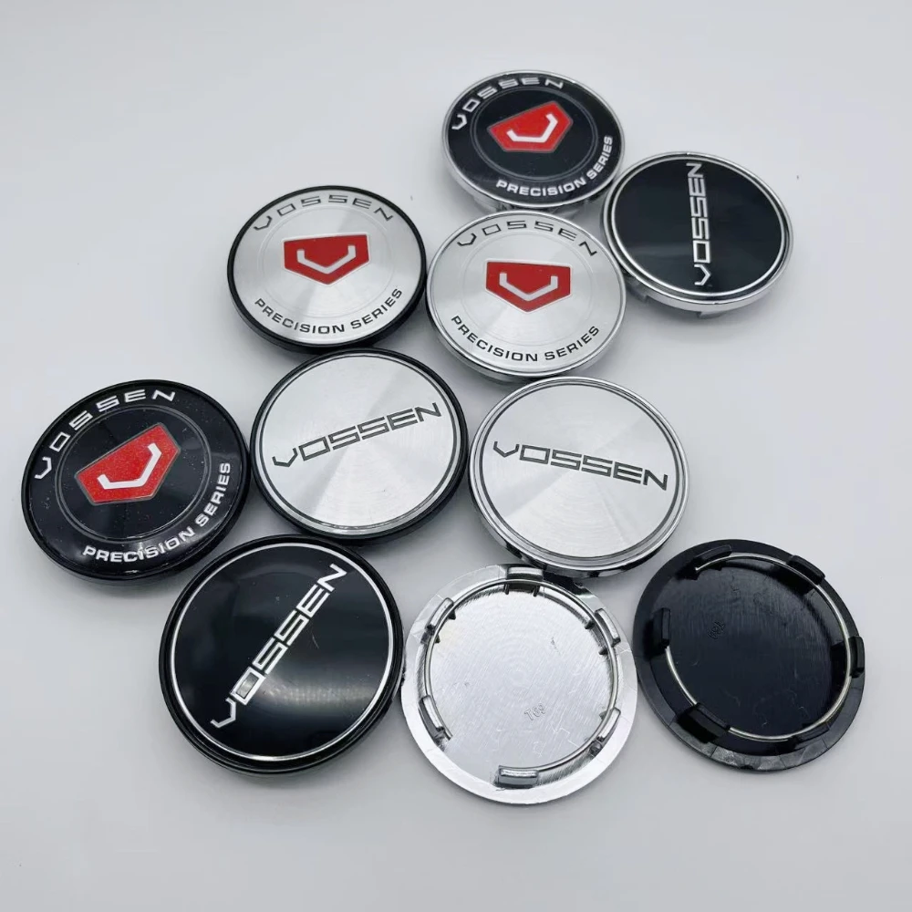 

4pcs Vossen Logo Emblem Car Wheel Center Caps 69MM (56MM I.D) for Wheels Rim Hubcaps Hub Centre Cover Replace Car Accessories