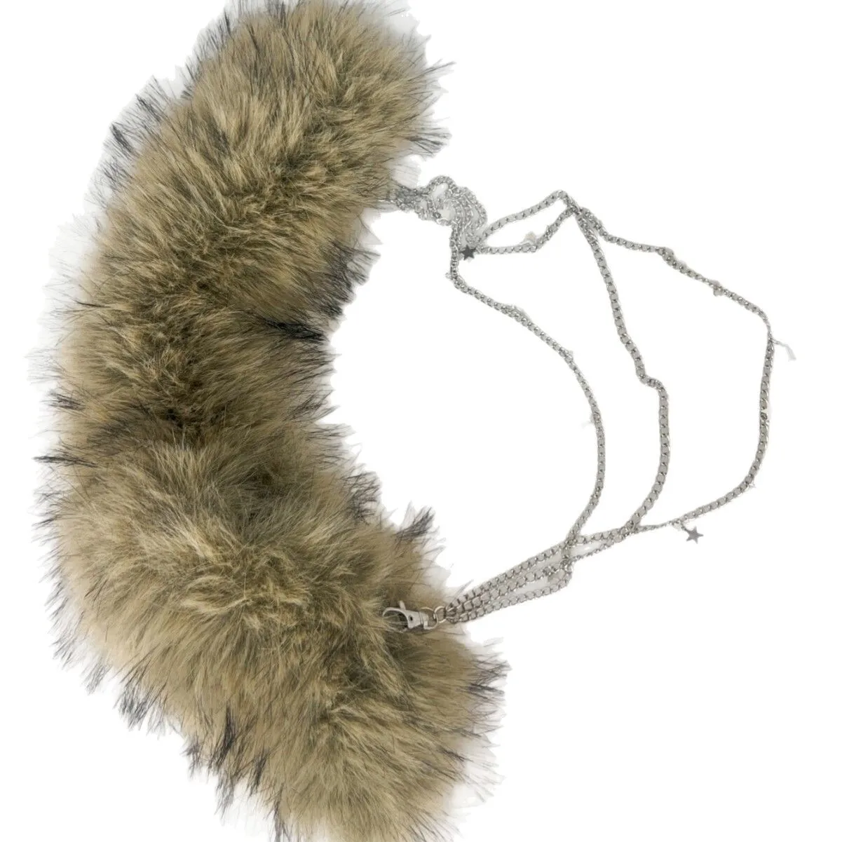 2025 نمط الشارع الأمريكي للدراجات النارية فروي المرقعة سلسلة تنوعا حزام فتاة ساخنة منخفضة الخصر التبعي