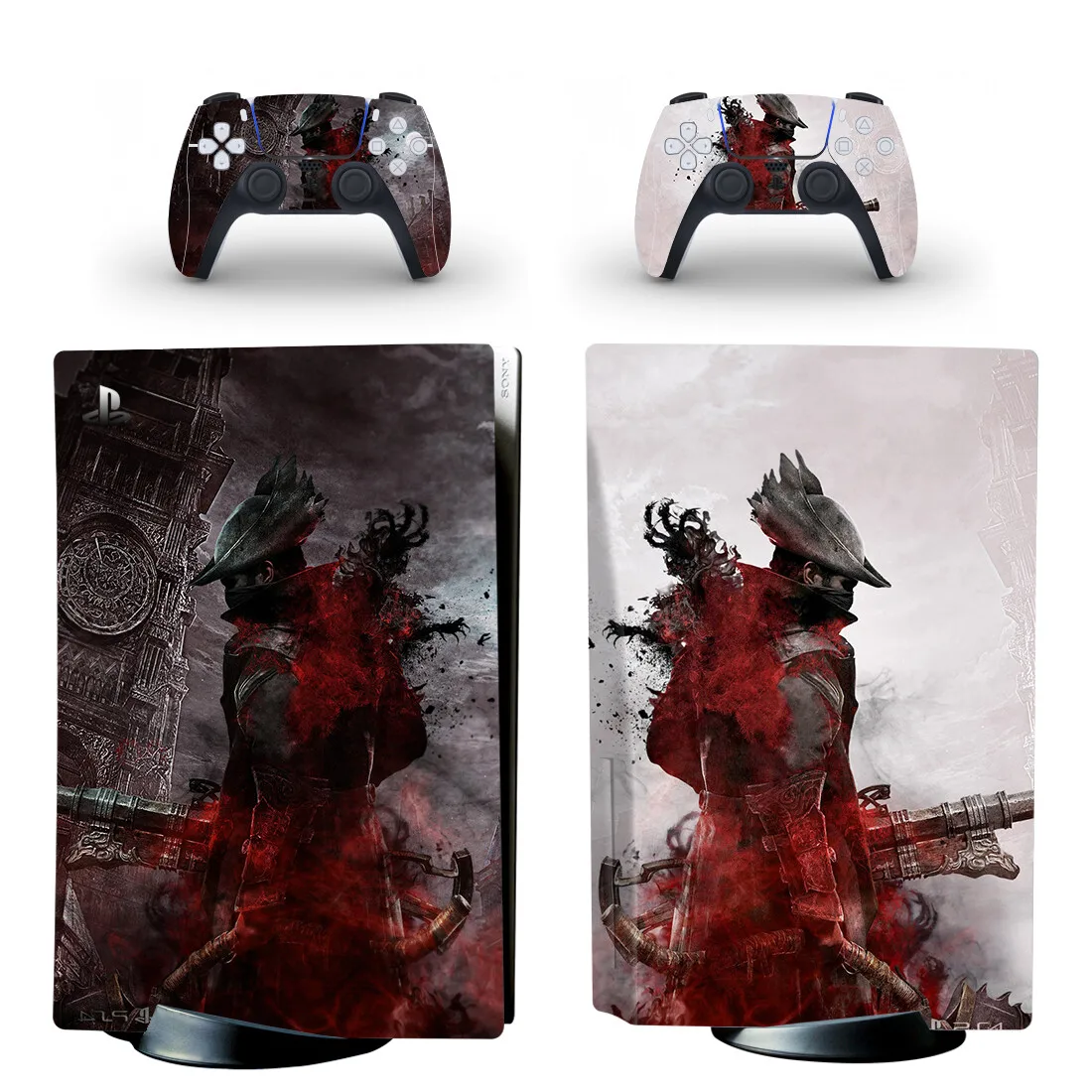 bloodborne-ps5-disc-skin-sticker-protector-decal-cover-para-console-controller