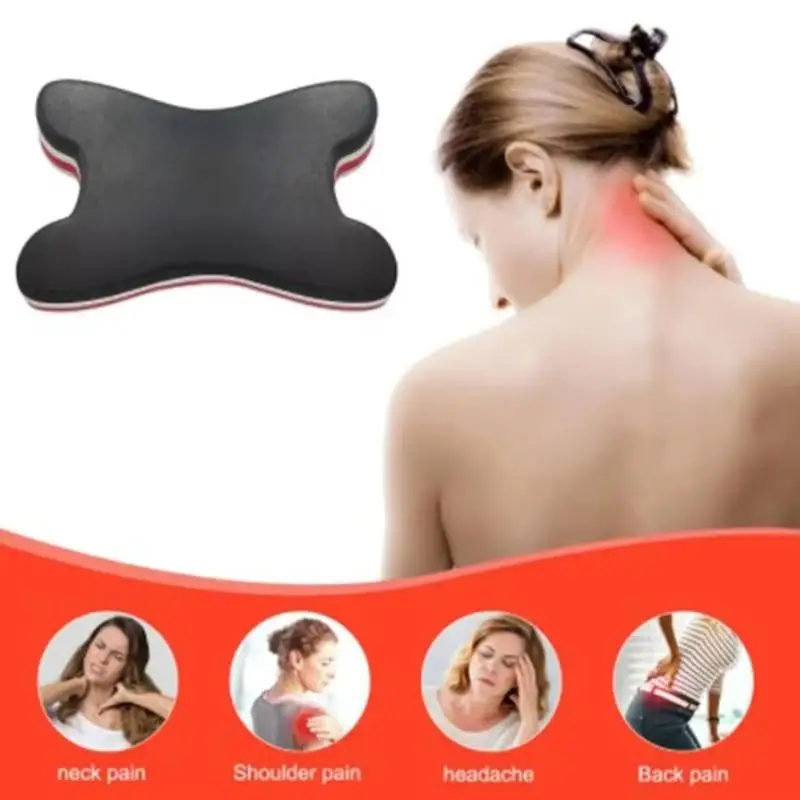 1 Stück Nackendehner Orthopädisches Traktionskissen Nackenentlastungskissen Tragbares Halswirbelsäulen-Massagekissen Nackenmassagegerät – Detail 6
