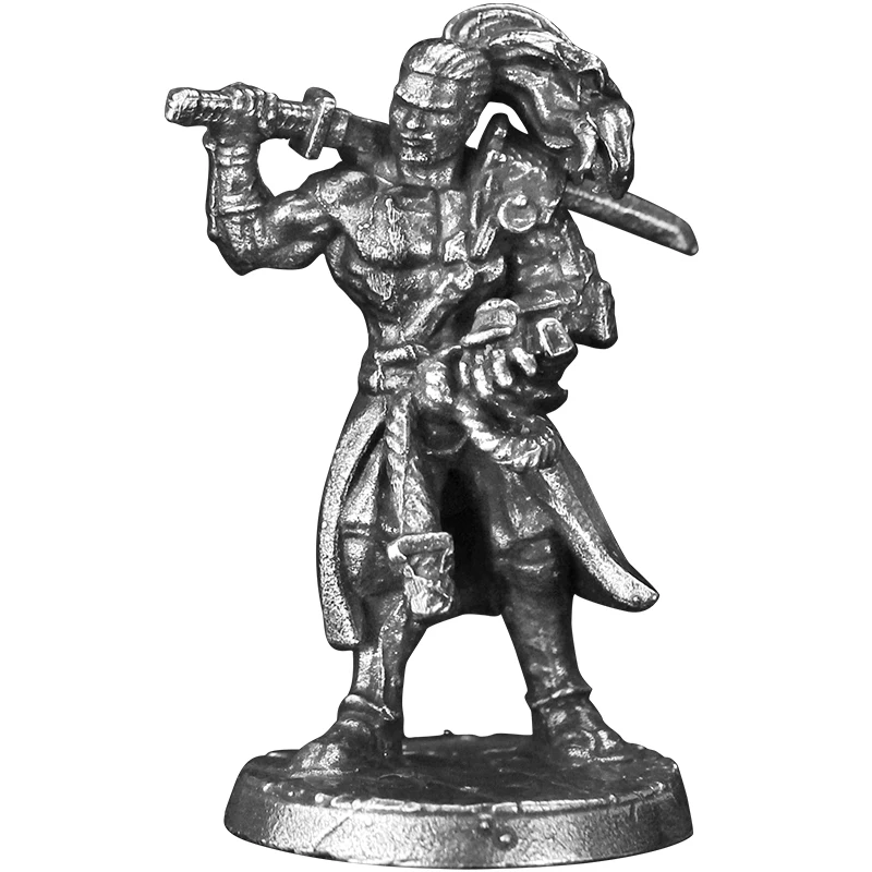 Cupronickel Soul Fighter Actiefiguren Soldaat Model Speelgoed Geschenken Bordspel Stukken Auto-interieur Miniatuur Ornament Accessoires